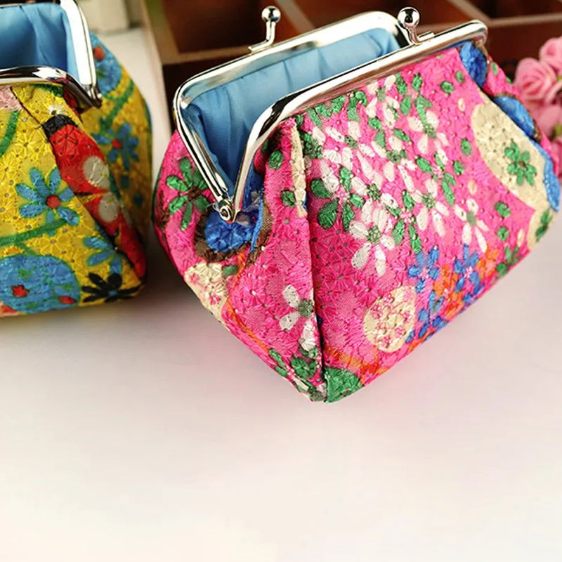 Porte-Monnaie Vintage Floral